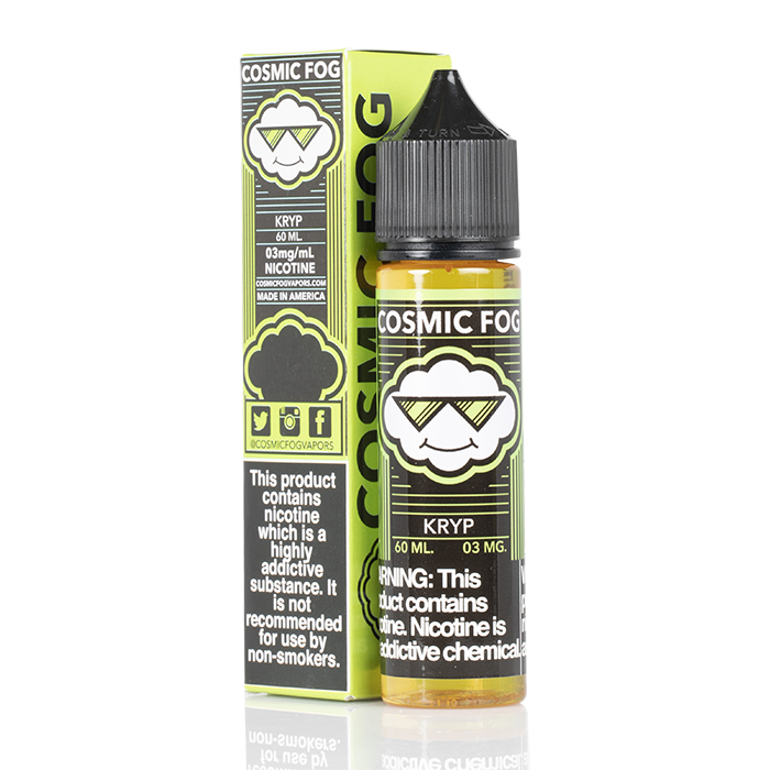 cosmic fog vape juice Kryptonite - Vapors - 60mL FLAVOR:Sour Apple Icy wave9 Flum GIO Disposable Device