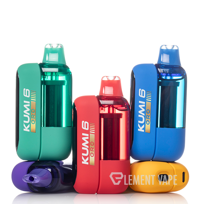 kumi bar vape 6 Oro Disposable Best Blue Razz Zero exclude-from-catalog Type:Corex 2.0 0.8 Ohm Mesh Pod (2ml)