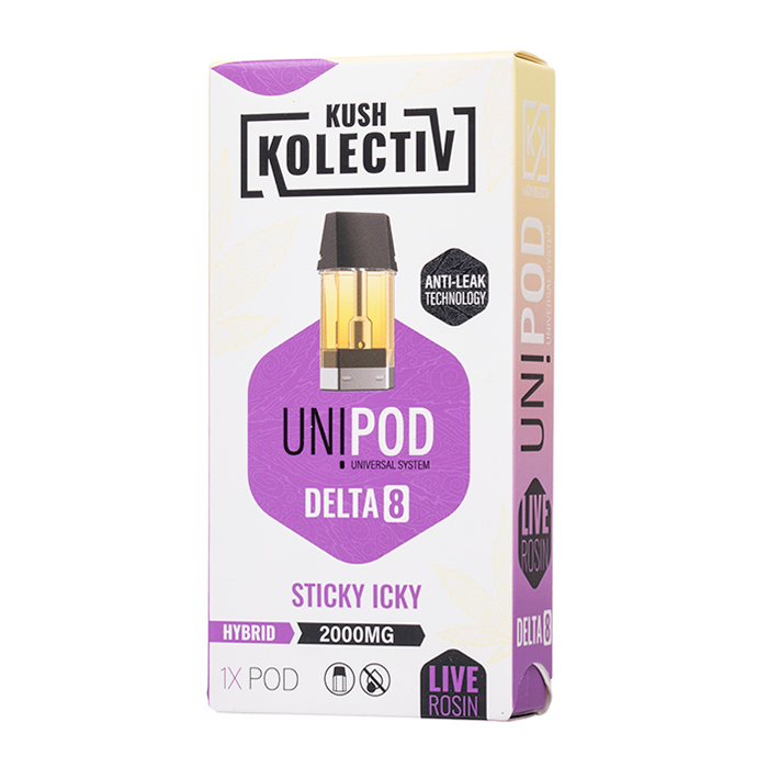 delta 8 juul pods Kush Kolectiv UniPod Delta-8 Live Rosin Pods 2G