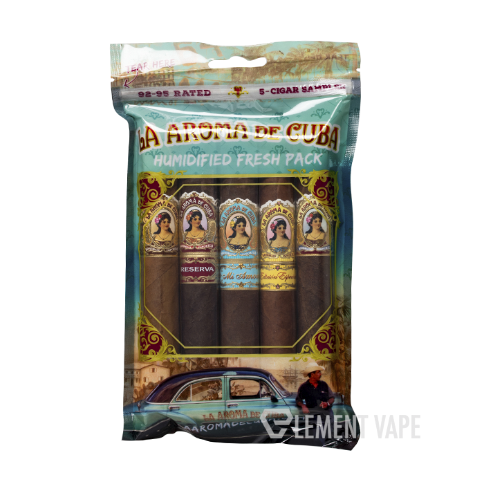 vape cigar flavor La Aroma De Cuba 92-95 Fresh Pack Sampler fruits Flavour:Summer Dream Grape News - Which Disposable