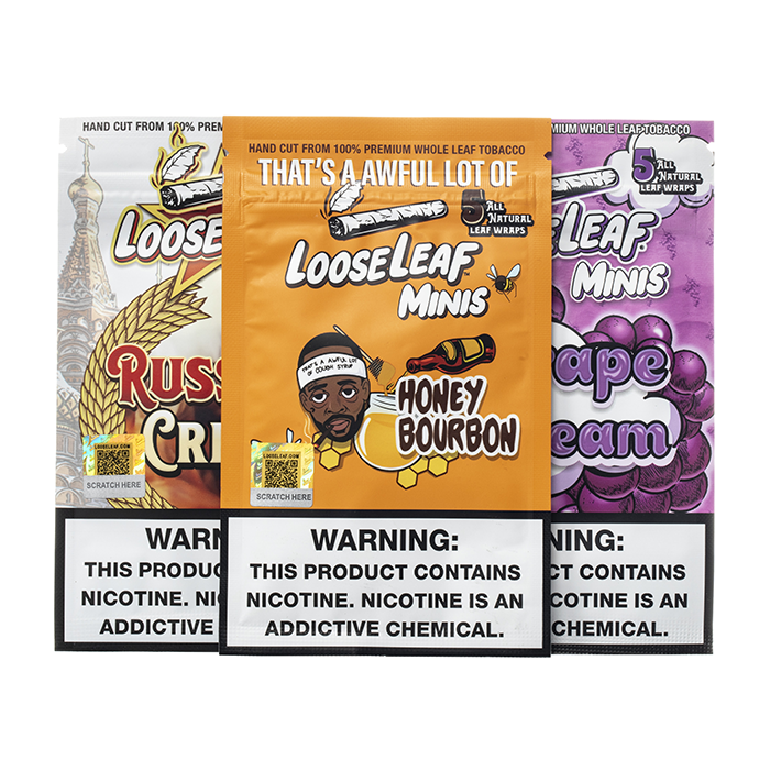 mini wraps tobacco Looseleaf Mini Cigar Wraps