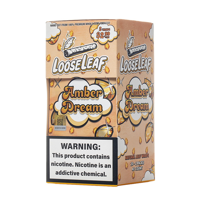 looseleaf tobacco Wraps  Natural Leaf & Exclusive Collabs Looseleaf Wraps 40ct - $41.99