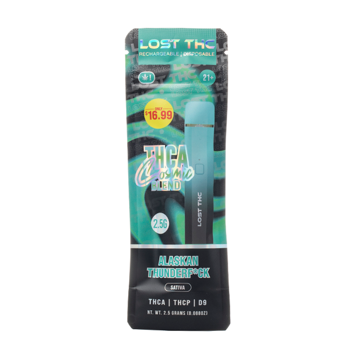 Lost THC THCA Cosmic Blend Disposable 2.5G Lost THC THCA Cosmic Blend Disposable 2.5G