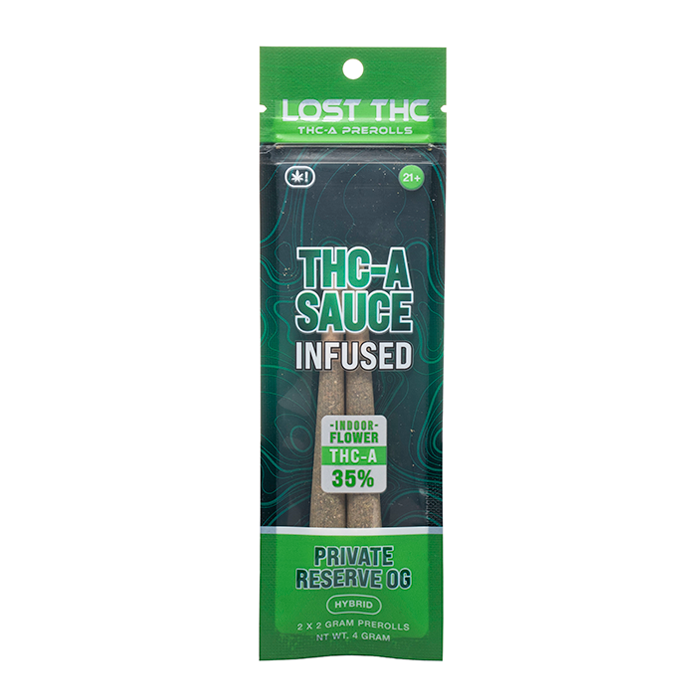 Lost THC THCA Pre Rolls 4G - $6.99 Lost THC THCA Pre Rolls 4G - $6.99