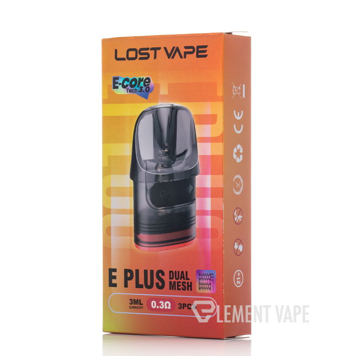 cartouche e plus lost vape Lost Vape E-Plus Dual Mesh Replacement Pods