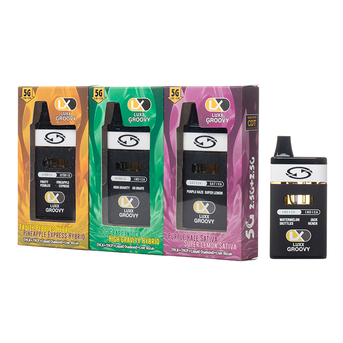 LUXX Groovy Dual THCA Live Rosin Disposable 5G - $19.99