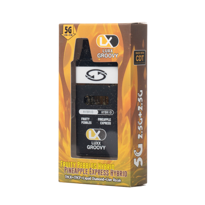 LUXX Groovy Dual THCA Live Rosin Disposable 5G