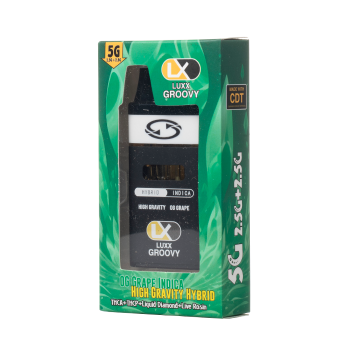 LUXX Groovy Dual THCA Live Rosin Disposable 5G