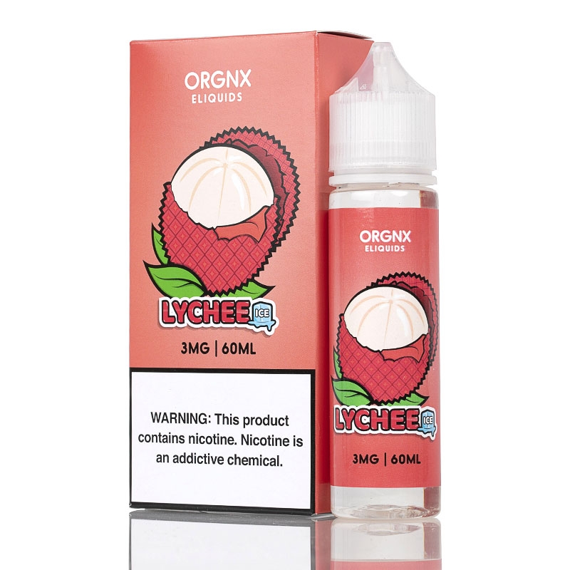 orgnx vape juice ICED Lychee - eLiquids - 60mL Location:70358827175 Classic Menthol - IVG Flavour-Fizzy Chery