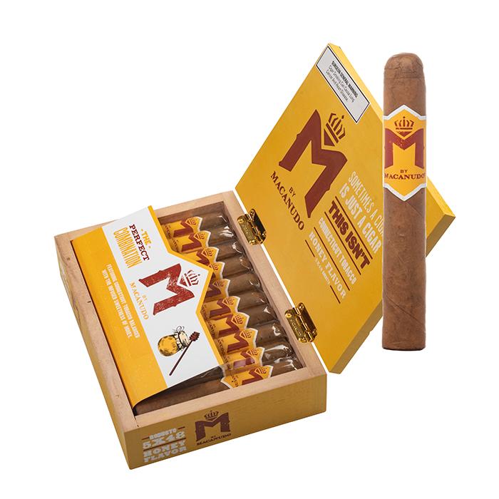 m and m tobacco & Vapor its a statement of manhood M By Macanudo Honey Robusto