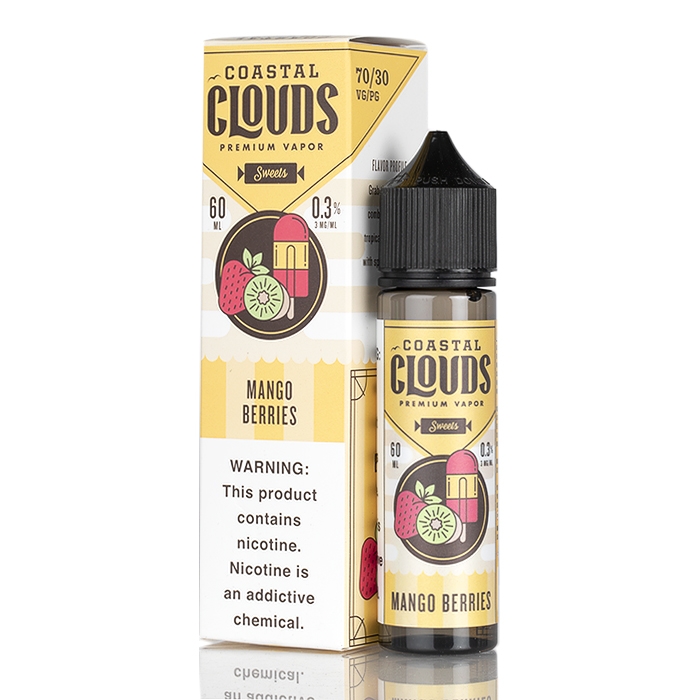 mango berry vape juice Elux Banana Ice Nic Salts 10ml main image 0
