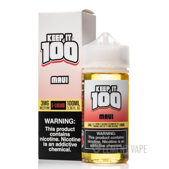 Maui - Keep It 100 E-Liquid - 100mL $13.99