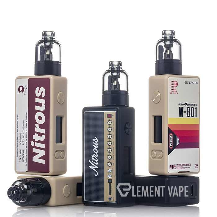 pocket mod vape MECHVAPE Nitrous 80W Starter Kit Al Ain Flavor:Torque 56 EU Warehouse FIZZY PRIME