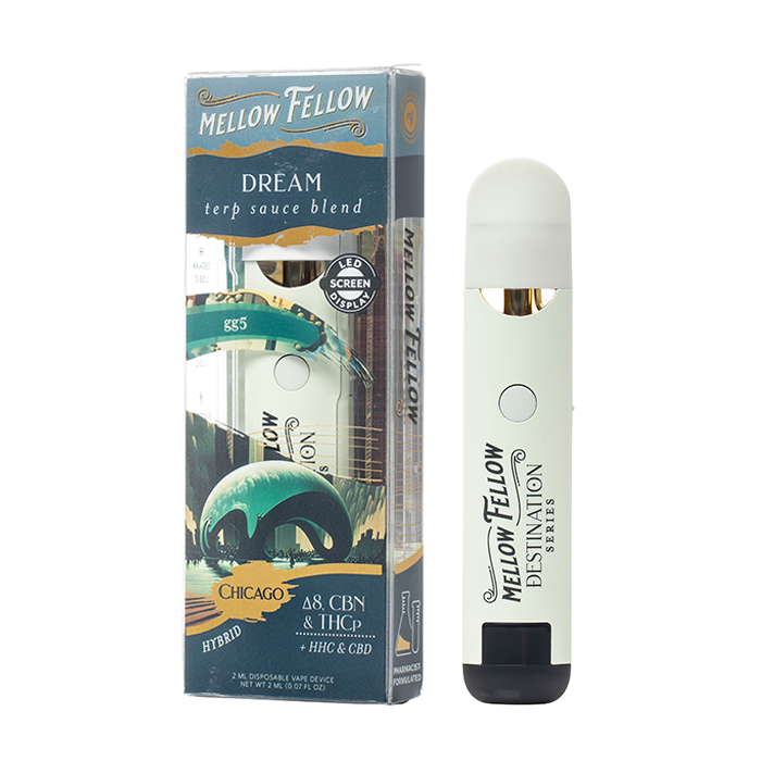 Mellow Fellow Chicago Dream Terp Sauce Blend Disposable 2G $19.99
