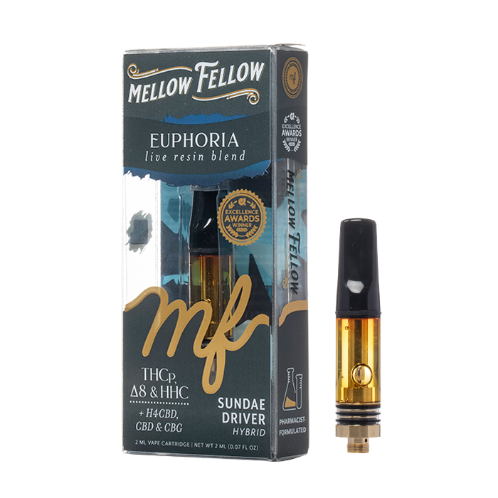 Mellow Fellow Euphoria Blend Live Resin Cartridge 2G