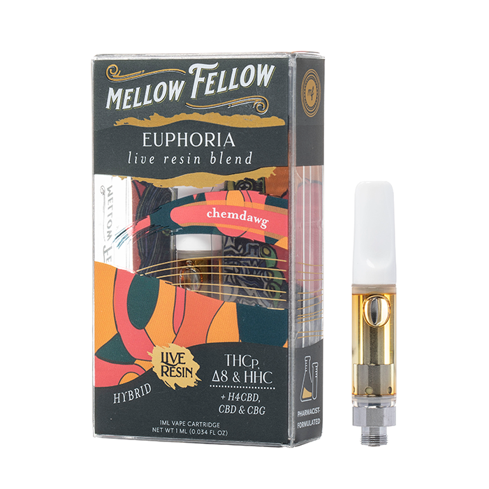 Mellow Fellow EUPHORIA Live Resin Blend Cartridge 1G Mellow Fellow EUPHORIA Live Resin Blend Cartridge 1G