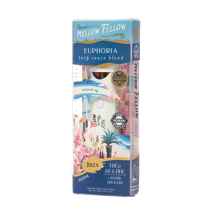 Mellow Fellow IBIZA Euphoria Terp Sauce Blend Disposable 2G $19.99