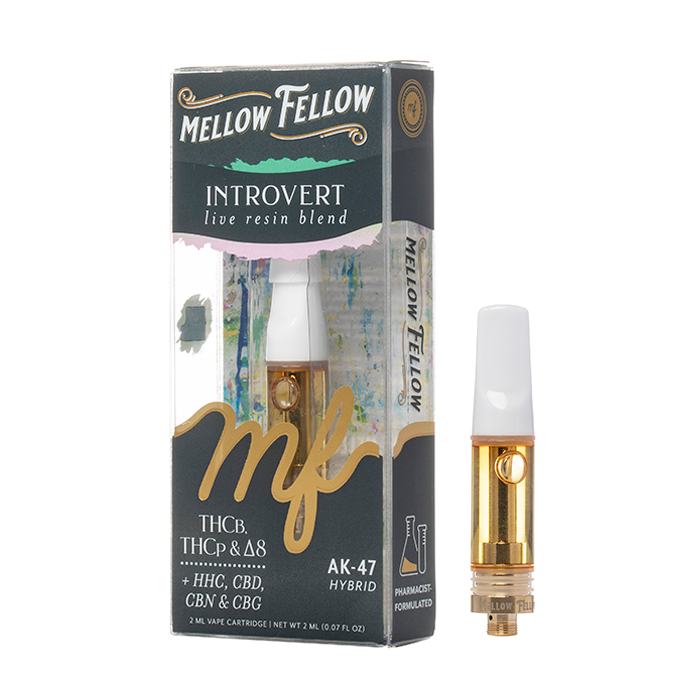 Mellow Fellow Introvert Blend Live Resin Cartridge 2G $21.99