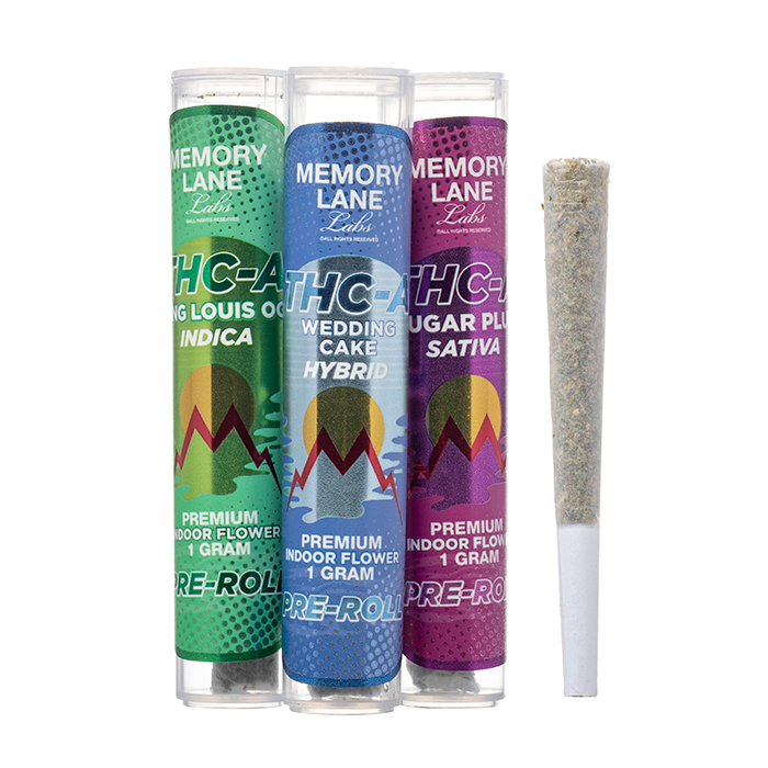 Memory Lane THC-A Pre Rolls 1G $4.99