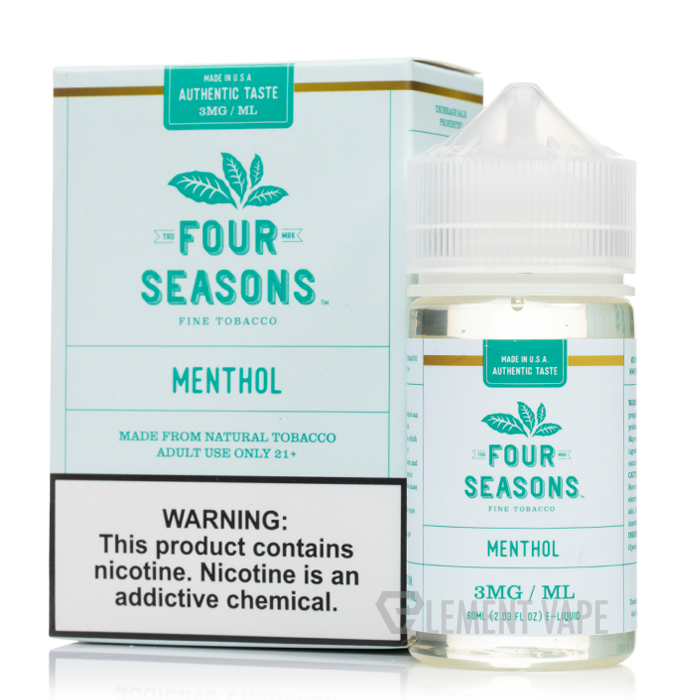 Menthol - Four Seasons - 60mL $11.99 Menthol - Four Seasons - 60mL $11.99