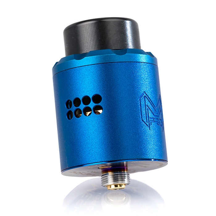 Digiflavor Mesh Pro RDA Rebuildable Drip Atomizer With 25mm Diameter And Single Or Dual Coils Build Blue