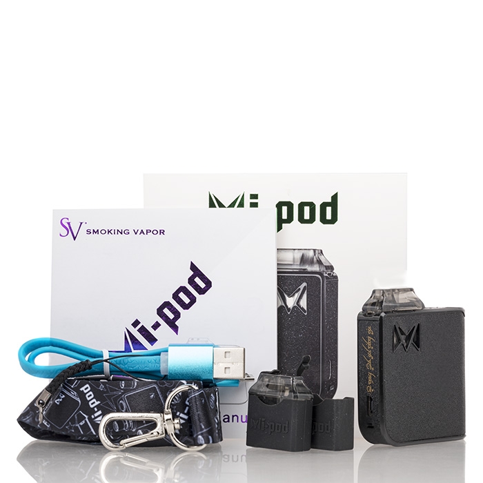 MI-POD STARTER KIT - SMOKING VAPOR - Package Contents