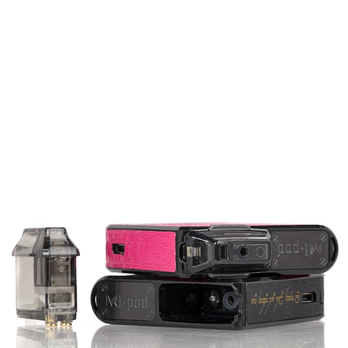 MI-POD STARTER KIT - SMOKING VAPOR - Stacked Pod Connection and Pod Drip TIp View