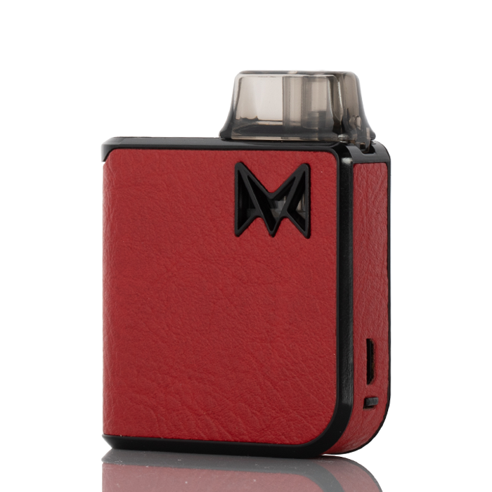 MI-POD Starter Kit - Smoking Vapor - Leather Edition - Red RAW