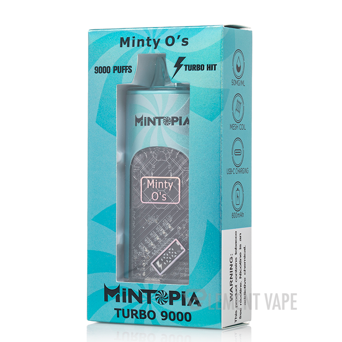minto vape shop Buy MiNTOPiA Turbo Disposable Vape - 9000 Puffs main image 1
