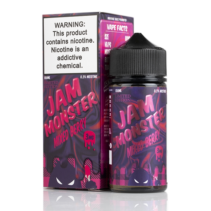 Mixed Berry - Jam Monster - 100mL - $13.99 Mixed Berry - Jam Monster - 100mL - $13.99