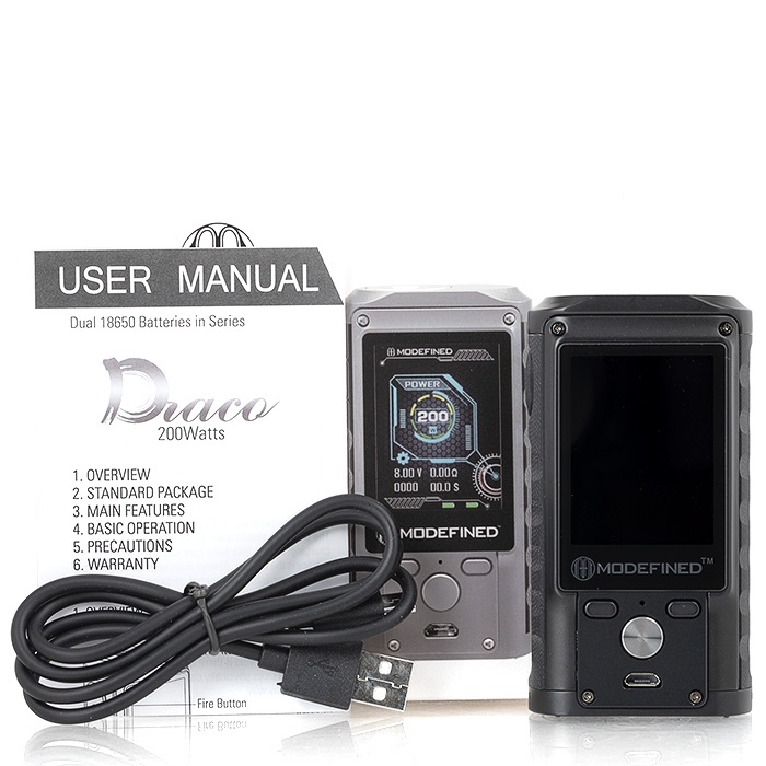 tc mode vape Modefined Draco 200W Box Mod Greek Bar Uwell Caliburn G3 Pro Kit Colour:Color Burst