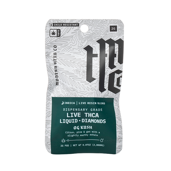 Modern Herb Co. THCA Liquid Diamonds Disposable Pods 2G - $29.99 Modern Herb Co. THCA Liquid Diamonds Disposable Pods 2G - $29.99