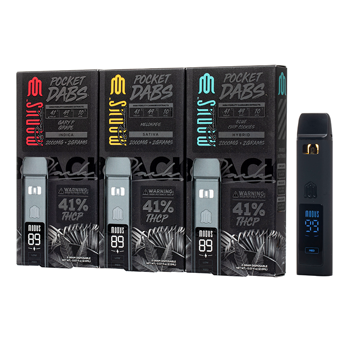 Modus Black Pocket Dabs Disposable 2G - $19.99 Modus Black Pocket Dabs Disposable 2G - $19.99