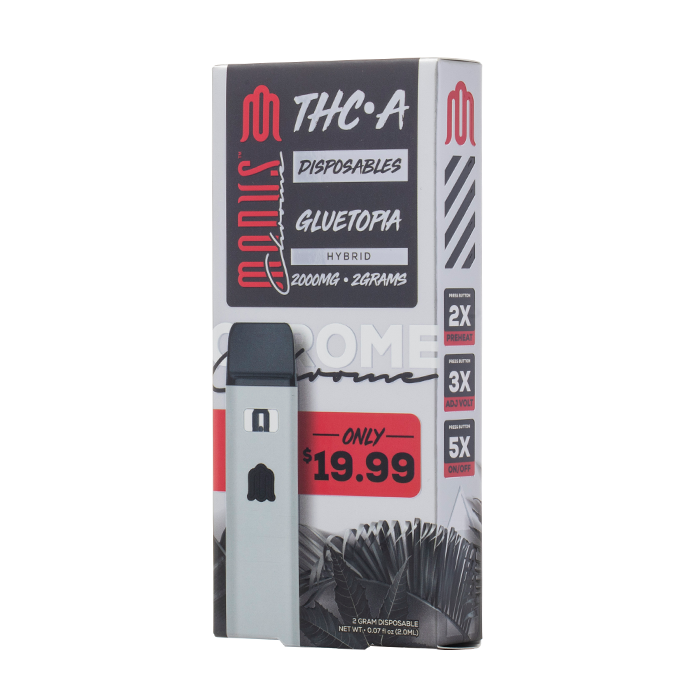 Modus Chrome THCA Disposable 2G - $15.99 Modus Chrome THCA Disposable 2G - $15.99