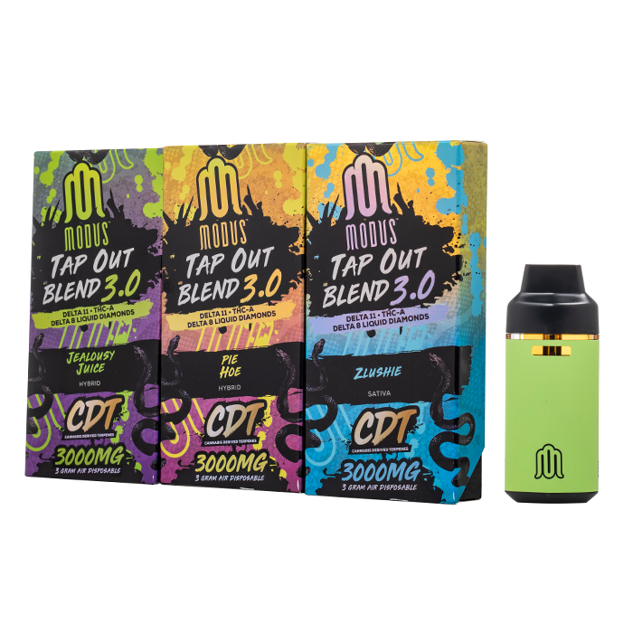 how to use modus disposable vape Tap Out Blend 3.0 3G Flavor:Baja Blue Vape Hardware Brand-Gold Bar geek bar vape metal