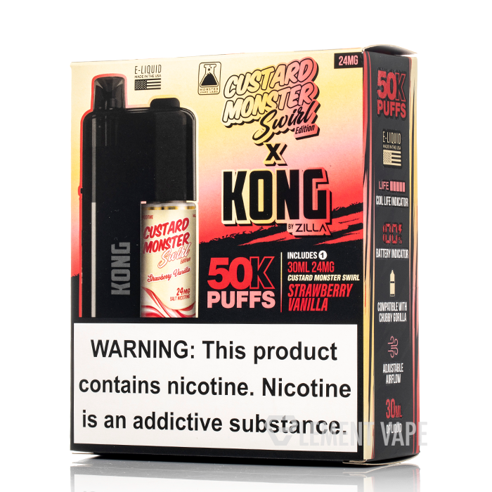 elf bar vape uk Monster Vape Labs x KONG 50K Squonk Disposable $14.99