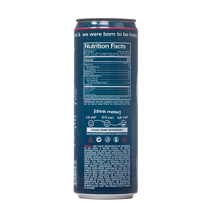 Moonwater Riptide Natural Hemp-Derived D9 Soda