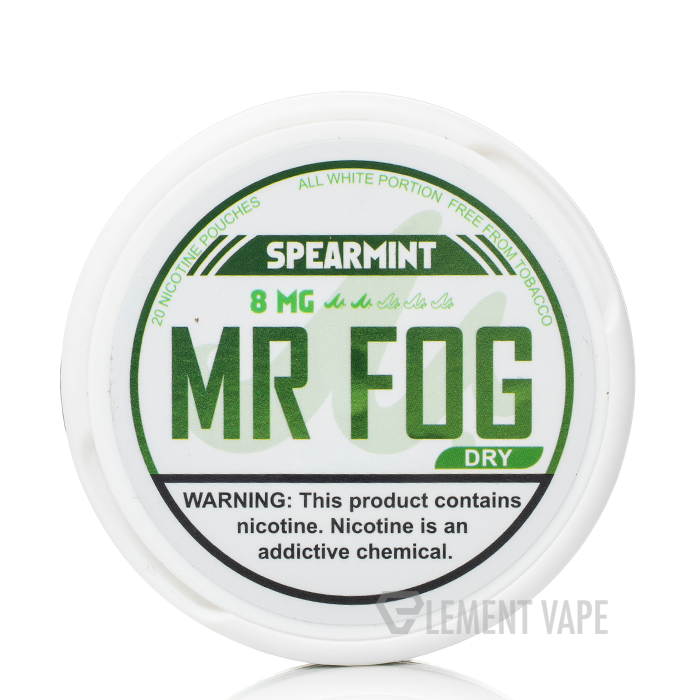 Mr. Fog DRY Nicotine Pouches - Spearmint $3.99