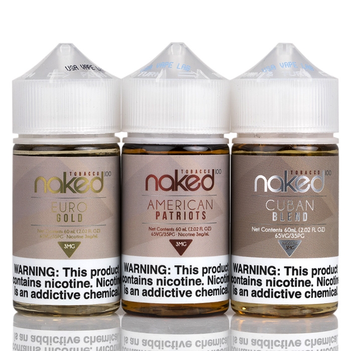 elf bar vape uk EURO GOLD TOBACCO BY NAKED 100 60ML main image 0