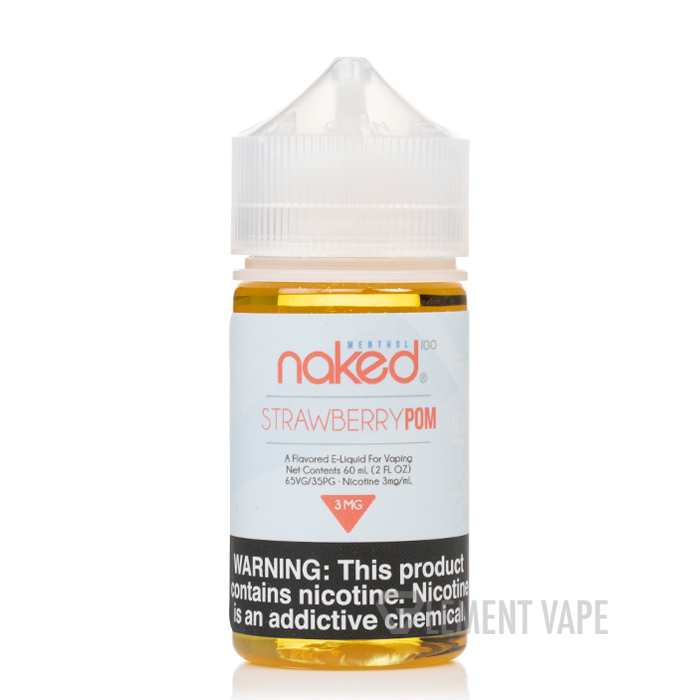 Strawberry Pom 100 Menthol Naked 100 E-Liquid Strawberry POM Menthol Salt  By NKD 100 Australia Strawberry Pom E Liquid