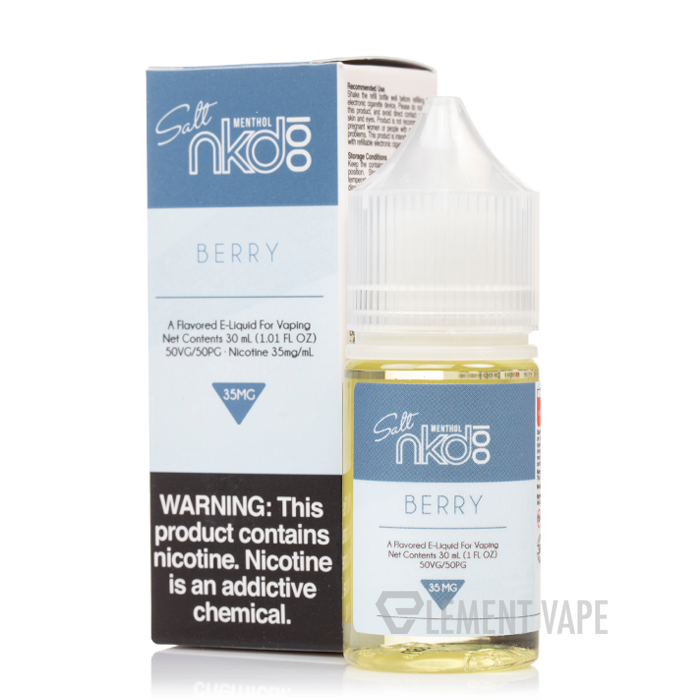 Berry - NKD 100 Salt E-Liquid - 30mL $10.99