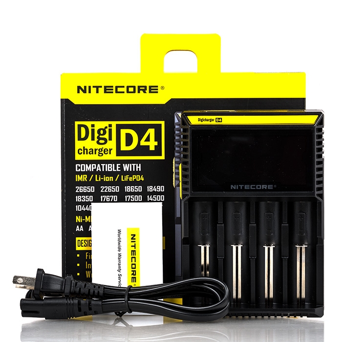 Nitecore D4 4-Bay Battery Charger $34.99