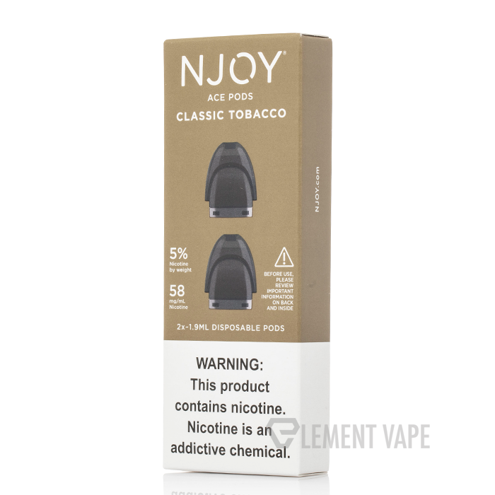 vape anleitung NJOY Ace Classic Tobacco Disposable Pods