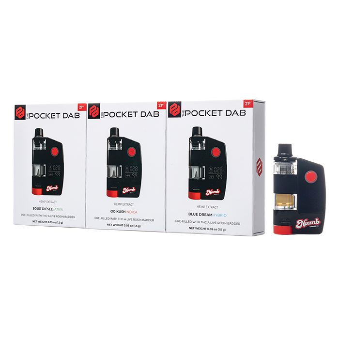 Numb The Pocket Dab THCA Live Rosin Disposable 1.5G