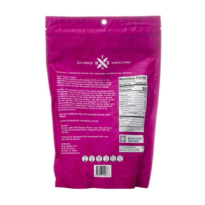 NYB Jelly D9XP Live Resin Gummies 1000mg - $59.99