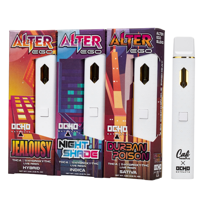 Ocho Extracts ALTER EGO Live Resin Disposable 3.5G $17.99