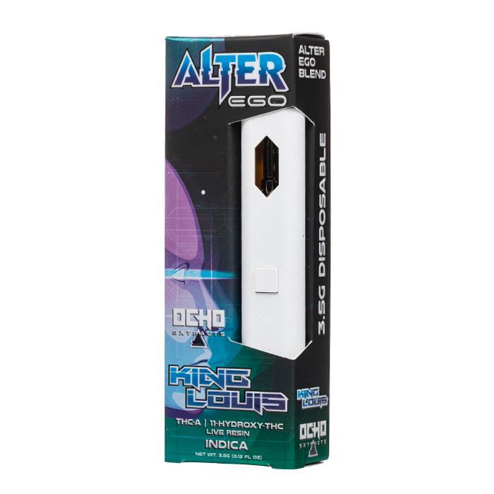 Ocho Extracts ALTER EGO Live Resin Disposable 3.5G $17.99 Ocho Extracts ALTER EGO Live Resin Disposable 3.5G $17.99
