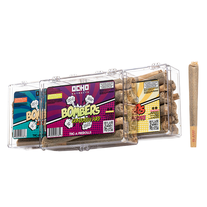 Ocho Extracts Bombers THC-A Pre-Rolls 20G - $39.99