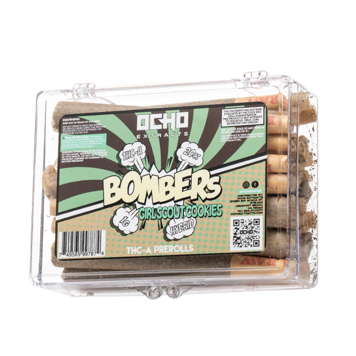 Ocho Extracts Bombers THC-A Pre-Rolls 20G - $39.99