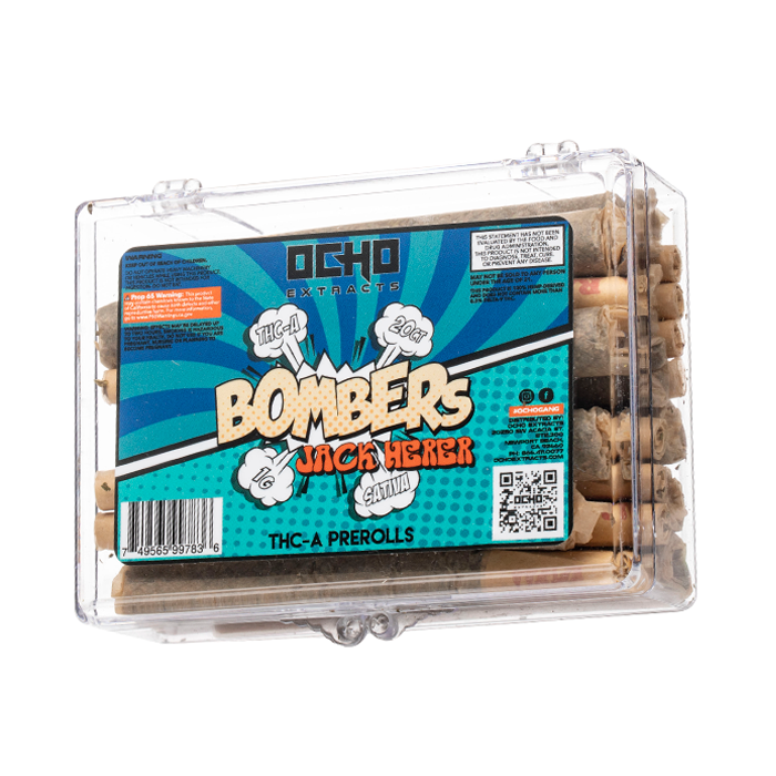 Ocho Extracts Bombers THC-A Pre-Rolls 20G - $39.99